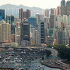 view of Causeway Bay in Hong Kong