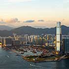 view of the Hong Kong Skyline